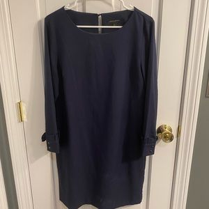 Navy long sleeve dress